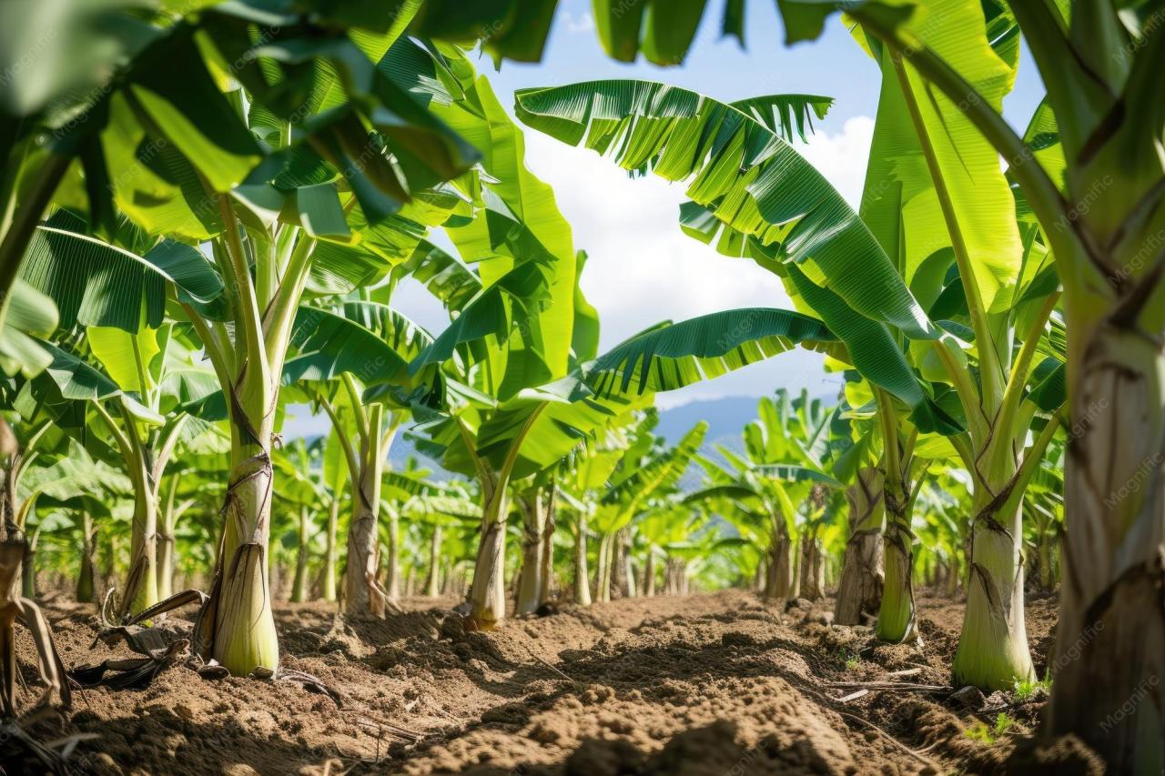 Plantation martinique coast forest tropical rows